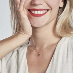 Histoire d'Or Pendentif Miyah Or Jaune Amethyste New