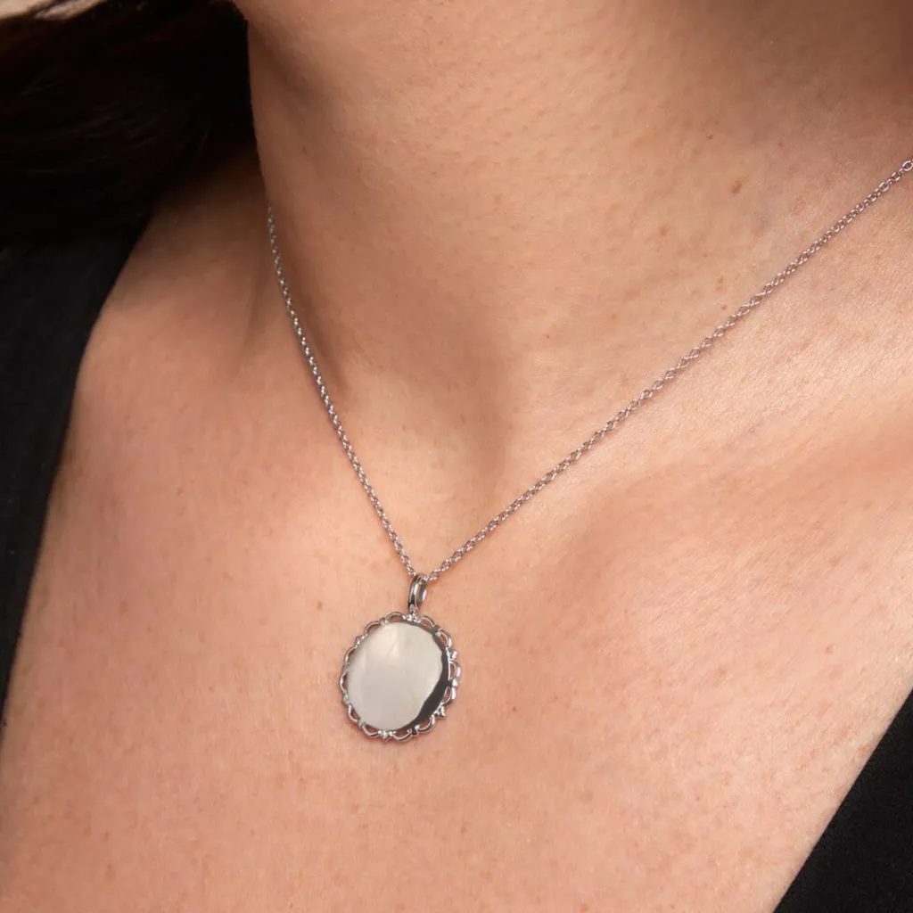 Histoire d'Or Pendentif Molya Argent Blanc Discount