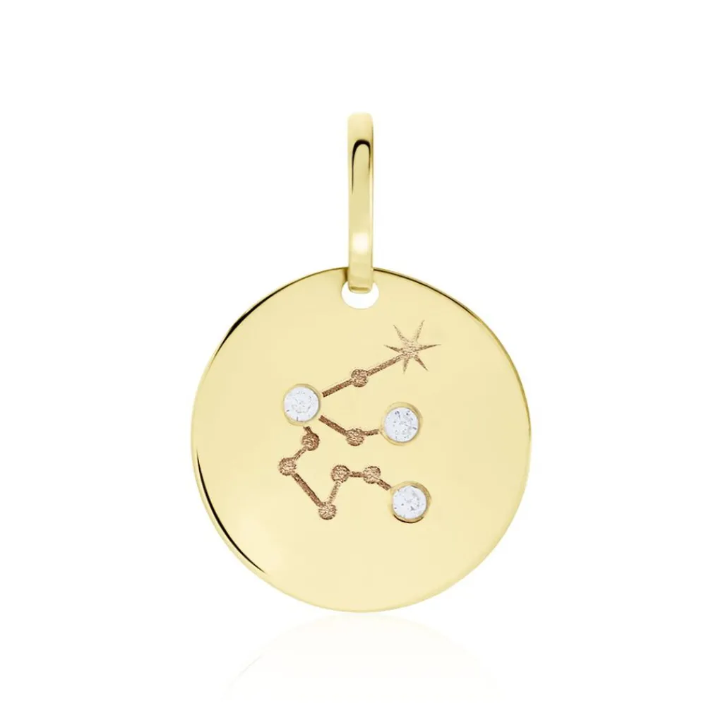 Histoire d'Or Pendentif Or Jaune Astraea Oxyde De Zirconium Hot