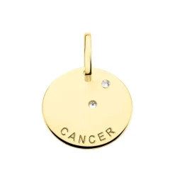 Histoire d'Or Pendentif Or Jaune Astraea Oxyde De Zirconium New
