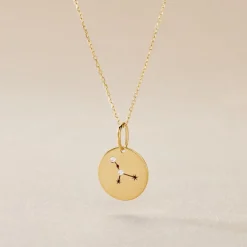 Histoire d'Or Pendentif Or Jaune Astraea Oxyde De Zirconium New