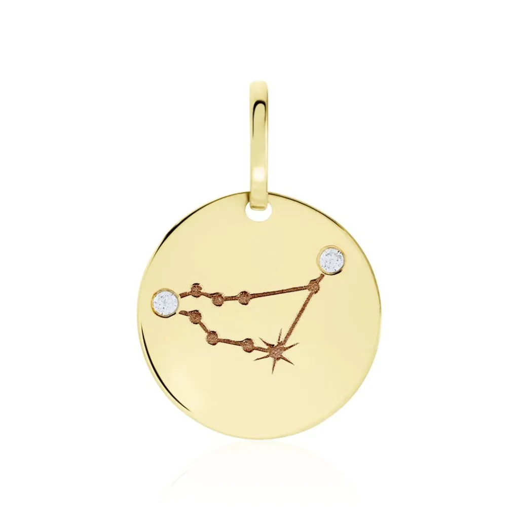 Histoire d'Or Pendentif Or Jaune Astraea Oxyde De Zirconium Sale