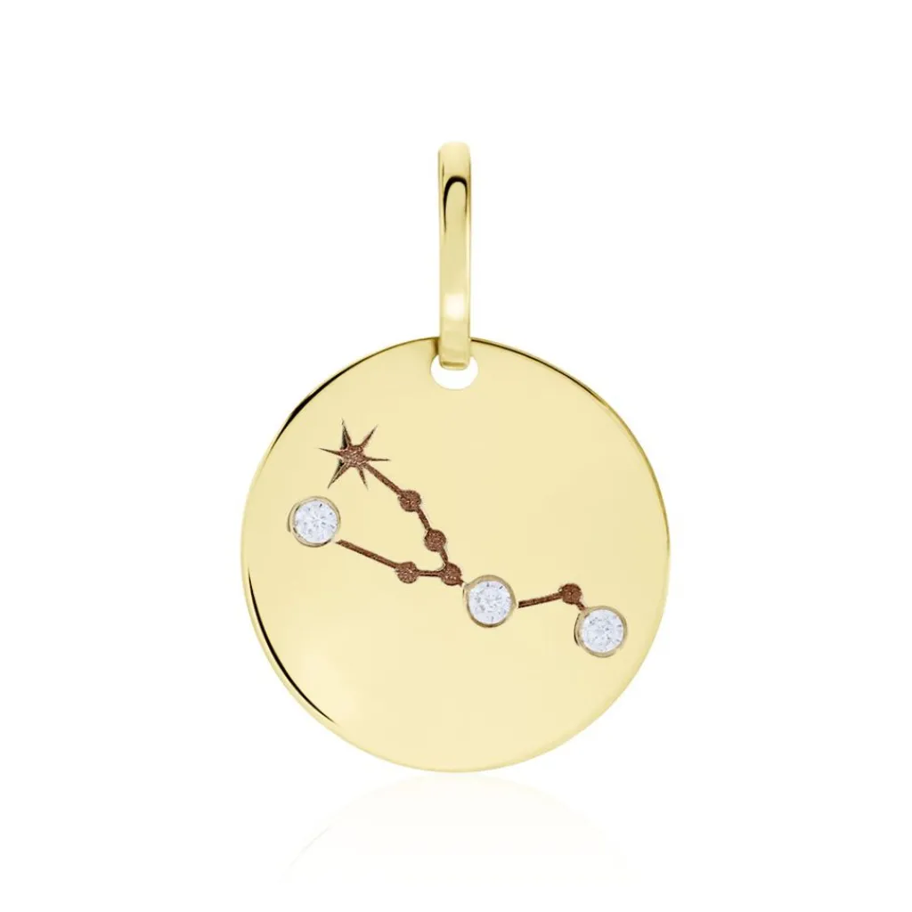 Histoire d'Or Pendentif Or Jaune Astraea Oxyde De Zirconium Discount