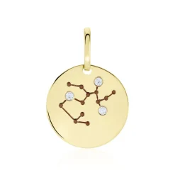 Histoire d'Or Pendentif Or Jaune Astraea Oxyde De Zirconium Sale