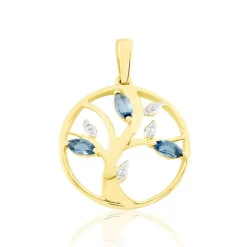 Histoire d'Or Pendentif Or Jaune Godolieba Topazes or jaune topaze london blue Discount