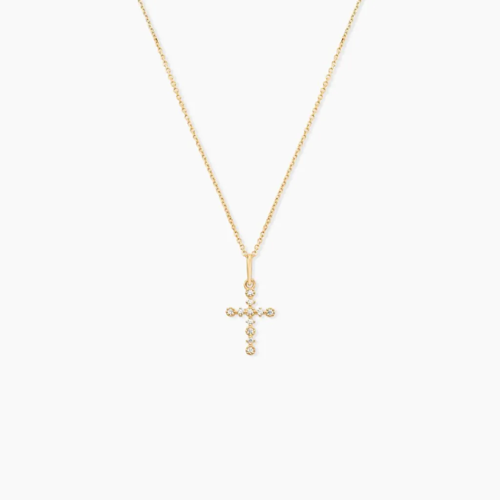 Histoire d'Or Pendentif Or Jaune Lucinien Oxyde De Zirconium