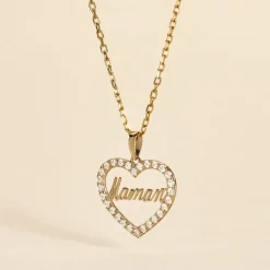 Histoire d'Or Pendentif Or Jaune Ramouna Oxyde De Zirconium Best