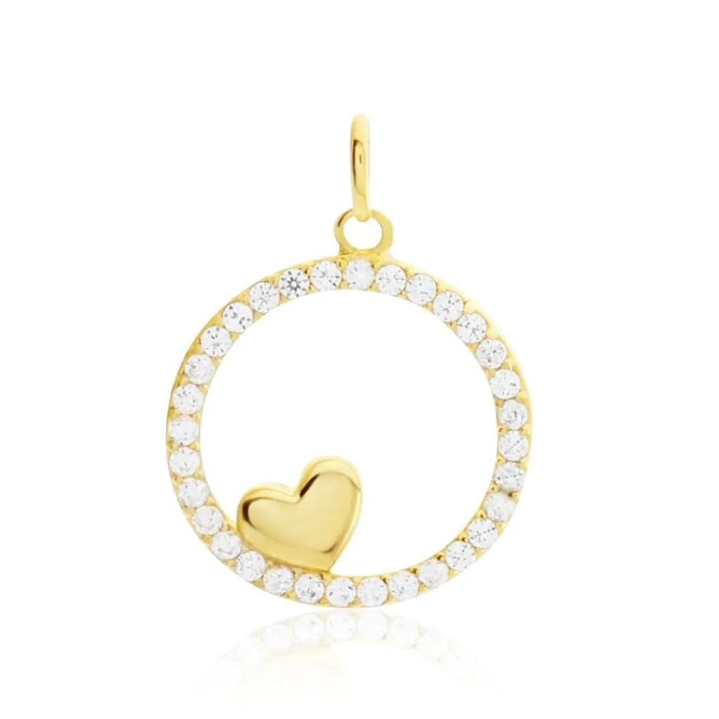 Histoire d'Or Pendentif Or Jaune Roman Oxyde New