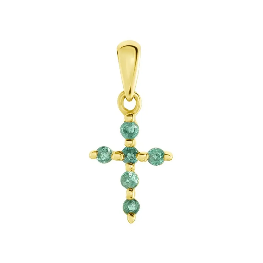 Histoire d'Or Pendentif Or Jaune Stanley Emeraude Online