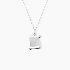 Histoire d'Or Pendentif Parchemin Argent Blanc Discount