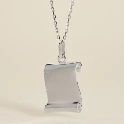 Histoire d'Or Pendentif Parchemin Argent Blanc Discount