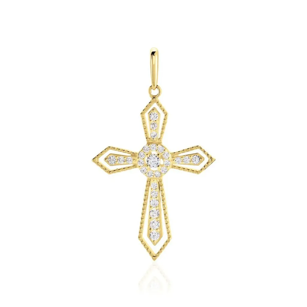 Histoire d'Or Pendentif Phrixus Or Jaune Oxyde De Zirconium Sale