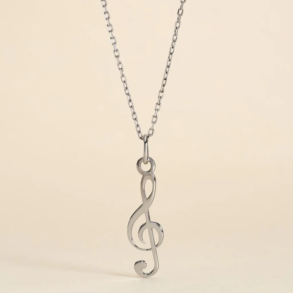 Histoire d'Or Pendentif Pio Argent Blanc