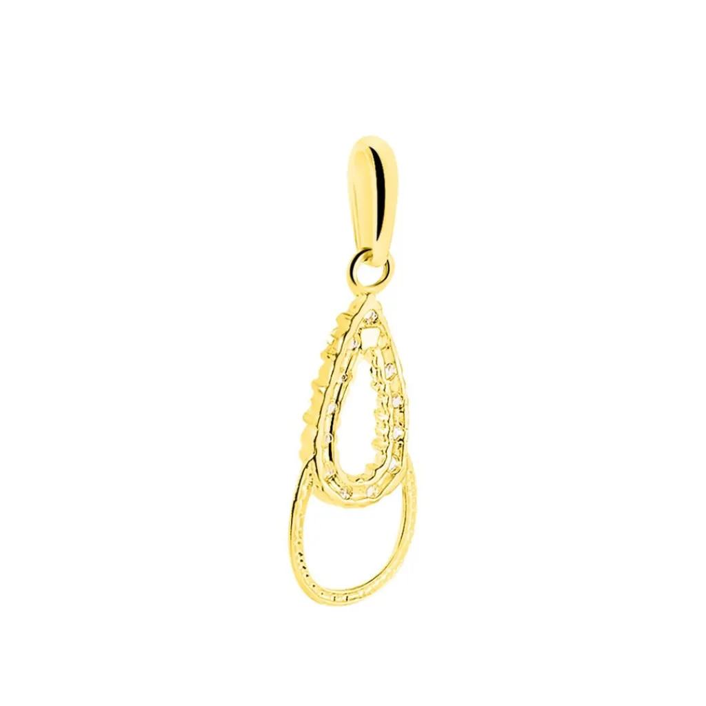 Histoire d'Or Pendentif Revelyne Or Jaune Oxyde De Zirconium Sale