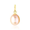Histoire d'Or Pendentif Rose Or Jaune Perle De Culture Clearance