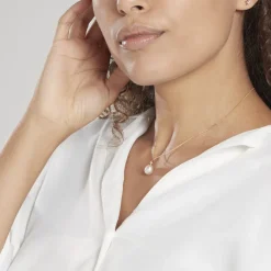 Histoire d'Or Pendentif Rose Or Jaune Perle De Culture Clearance