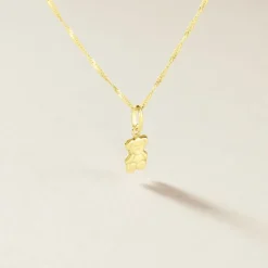 Histoire d'Or Pendentif Songea Ourson Or Jaune Sale