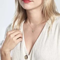 Histoire d'Or Pendentif Stephie Plaqué Or Jaune Clearance