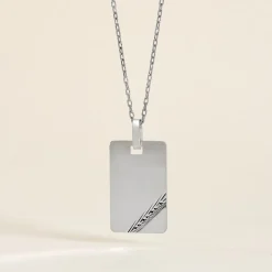 Histoire d'Or Pendentif Tao Argent Blanc Sale