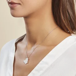 Histoire d'Or Pendentif Thea Argent Blanc Best