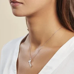 Histoire d'Or Pendentif Thea Argent Blanc Sale