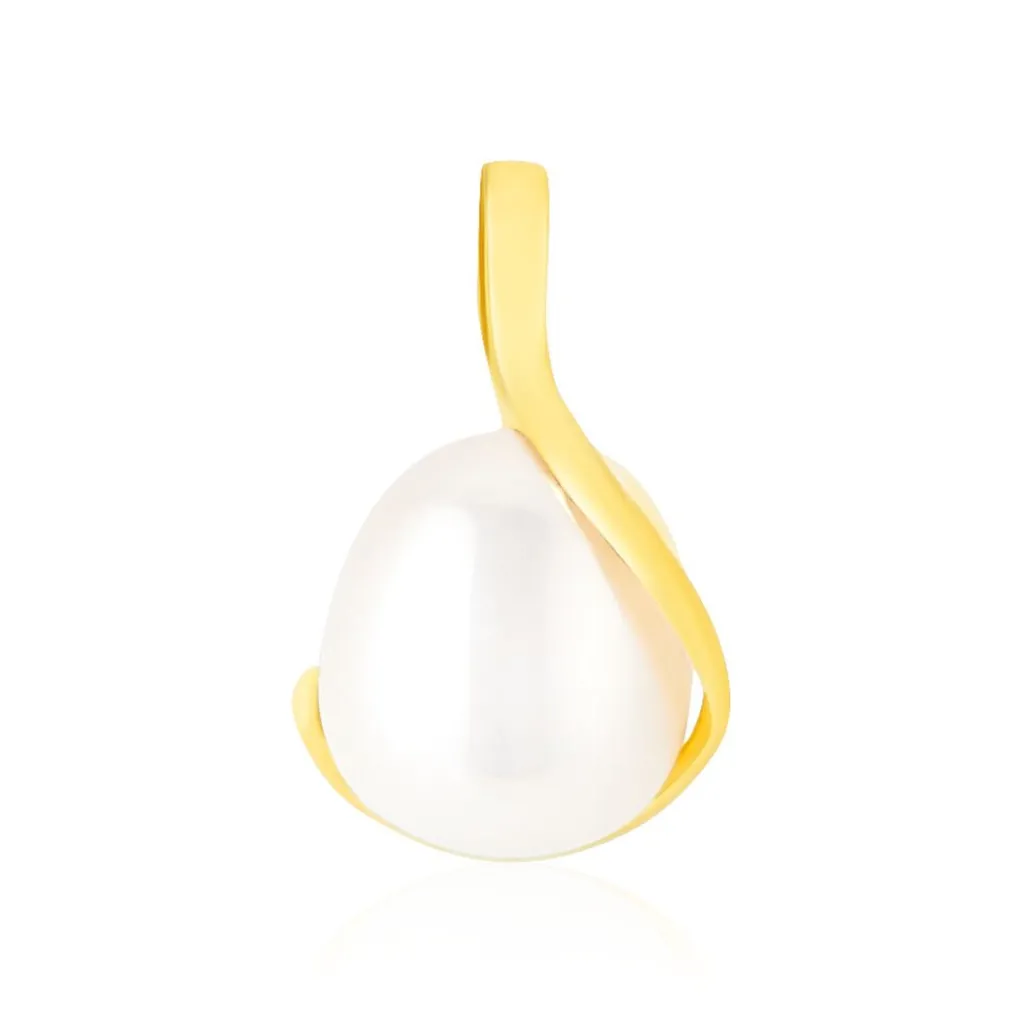 Histoire d'Or Pendentif Tourbillon Or Jaune Perle De Culture Best