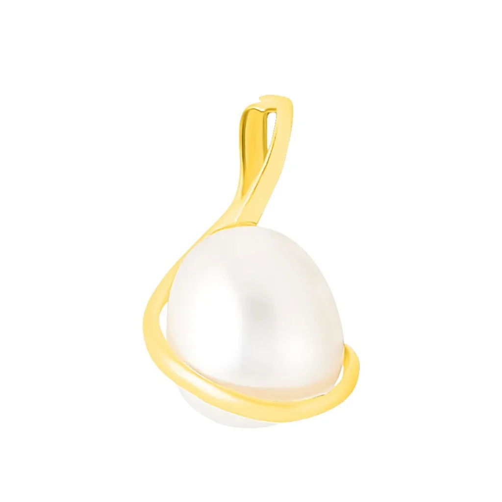Histoire d'Or Pendentif Tourbillon Or Jaune Perle De Culture Best