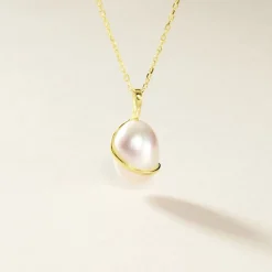 Histoire d'Or Pendentif Tourbillon Or Jaune Perle De Culture Best