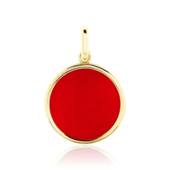 Histoire d'Or Pendentif Ultane Or Jaune Corail or jaune corail corail Hot