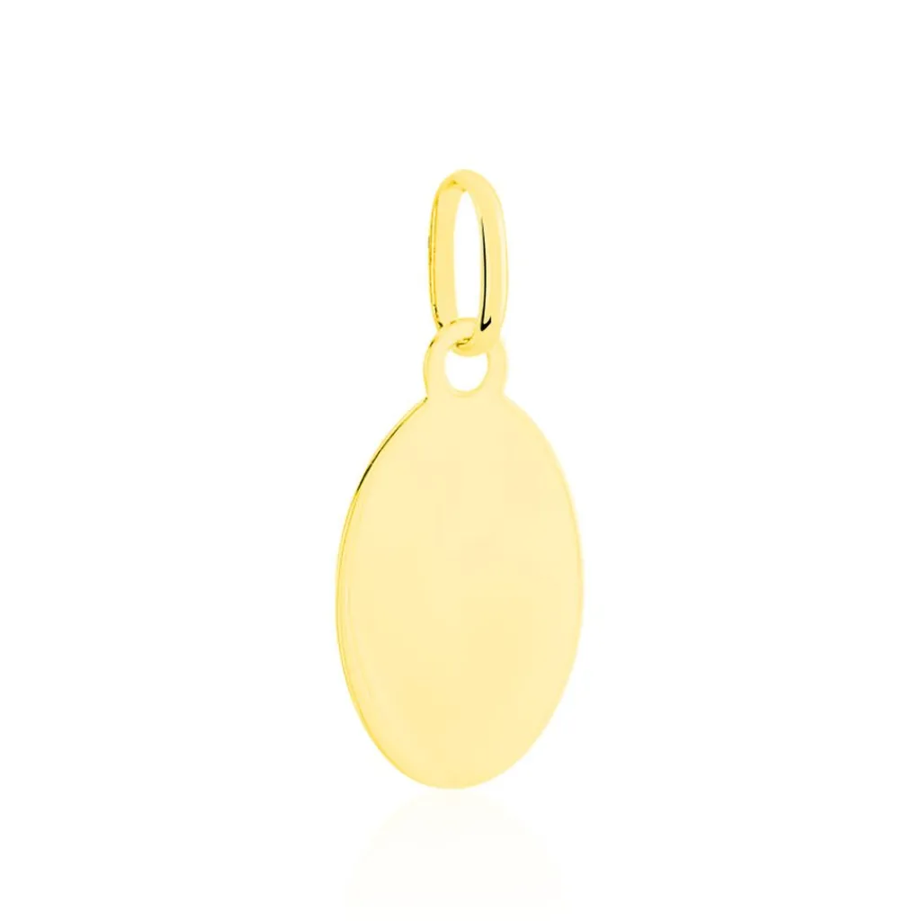 Histoire d'Or Pendentif Vierge Ovale Or Bicolore New