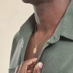 Histoire d'Or Pendentif Vierge Ovale Or Jaune Outlet