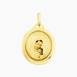 Histoire d'Or Pendentif Vierge Ovale Or Jaune Online