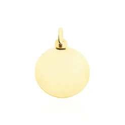 Histoire d'Or Pendentif Vierge Rond Strie Or Jaune Best