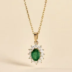 Histoire d'Or Pendentif Vladimir Or Jaune Rubis Diamants or jaune emeraude Clearance