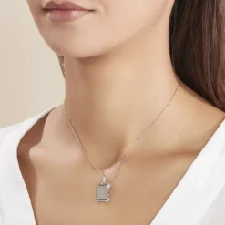 Histoire d'Or Pendentif Zodiaque Parchemin Argent Blanc Clearance