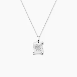 Histoire d'Or Pendentif Zodiaque Parchemin Argent Blanc Online