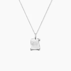 Histoire d'Or Pendentif Zodiaque Parchemin Argent Blanc Outlet