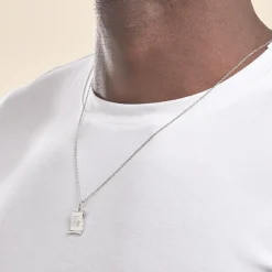 Histoire d'Or Pendentif Zodiaque Parchemin Argent Blanc Discount