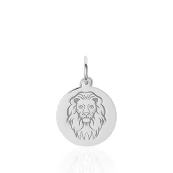 Histoire d'Or Pendentif Zodiaque Rond Argent Blanc Hot