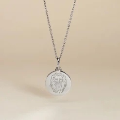 Histoire d'Or Pendentif Zodiaque Rond Argent Blanc Hot