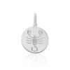Histoire d'Or Pendentif Zodiaque Rond Argent Blanc Sale
