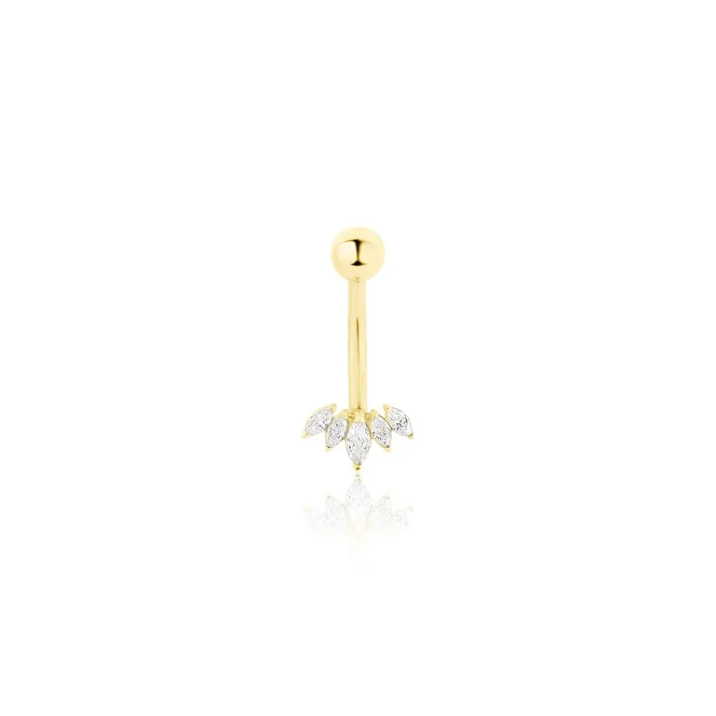 Histoire d'Or Piercing Darby Or Jaune Oxyde De Zirconium Discount