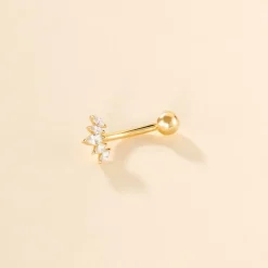 Histoire d'Or Piercing Darby Or Jaune Oxyde De Zirconium Discount