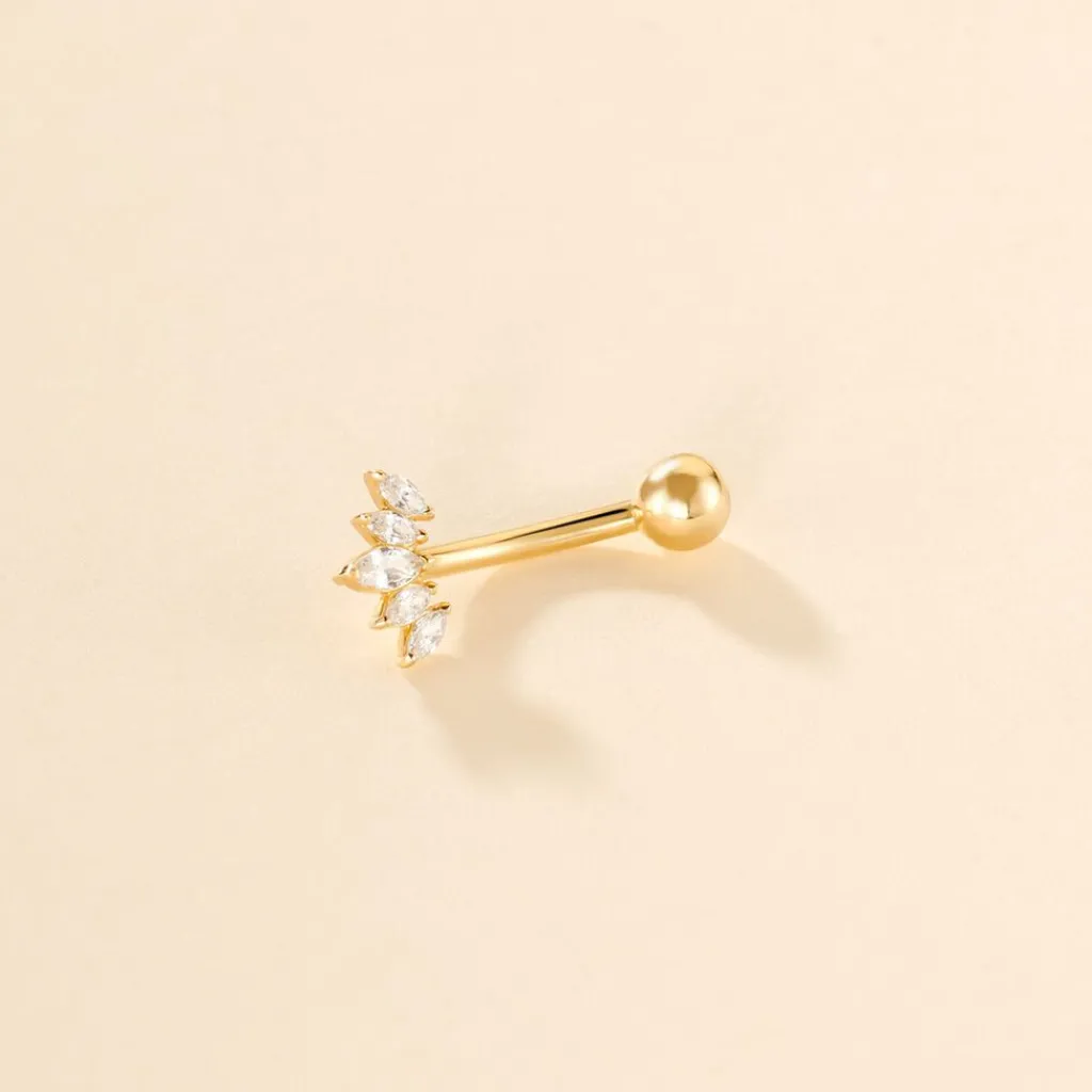 Histoire d'Or Piercing Darby Or Jaune Oxyde De Zirconium Discount