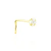 Histoire d'Or Piercing De Nez Fethi Serti Griffe Or Jaune Oxyde De Zirconium Outlet
