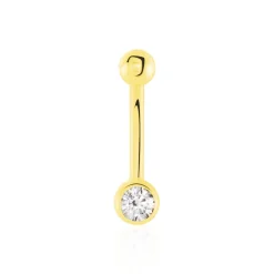 Histoire d'Or Piercing De Nombril Jan Or Jaune Oxyde De Zirconium Outlet