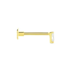 Histoire d'Or Piercing D'oreille Or Jaune Albiza Oxyde De Zirconium Outlet