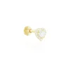 Histoire d'Or Piercing D'oreille Or Jaune Mirabia Oxydes De Zirconium Outlet