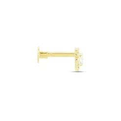 Histoire d'Or Piercing D'oreille Or Jaune Mirabia Oxydes De Zirconium Outlet