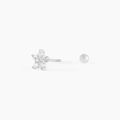 Histoire d'Or Piercing D'oreille Unitaire Argent Percy Oxyde De Zirconium Best
